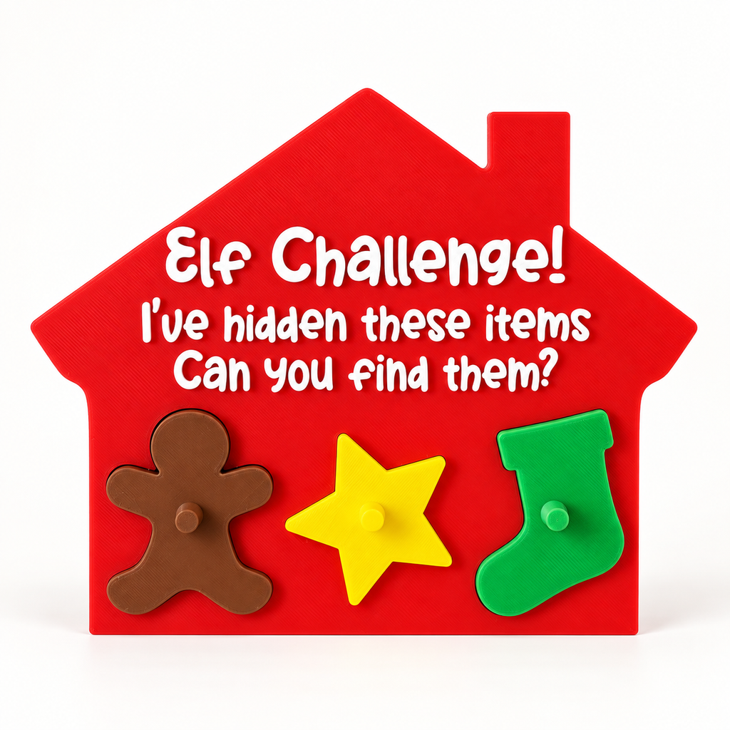 Christmas Elf Challenge Game – Holiday Hide & Seek