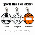 Sports Hair Tie Holder – Bag Tag & Keychain