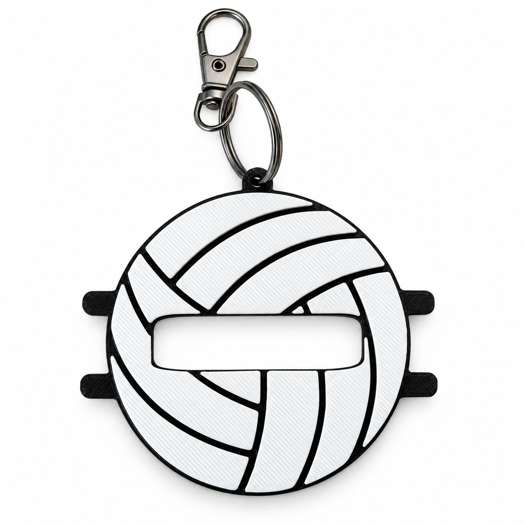 Sports Hair Tie Holder – Bag Tag & Keychain